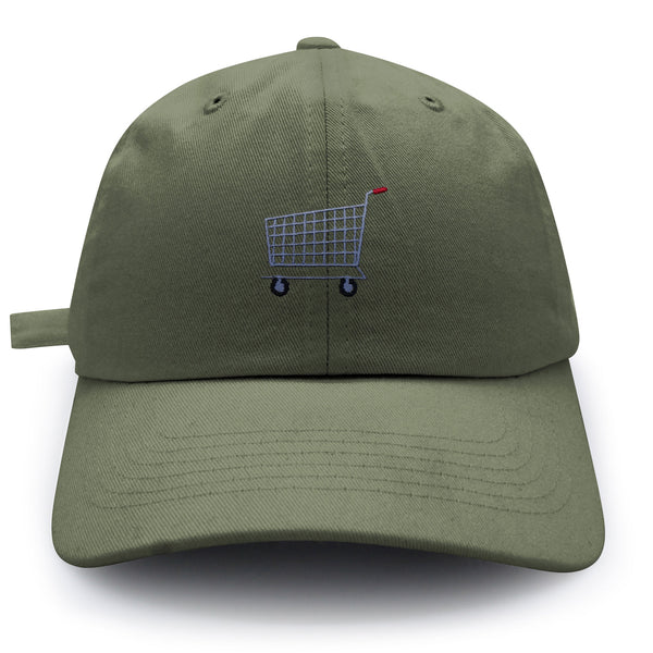 Shopping Cart Dad Hat Embroidered Baseball Cap Grocery