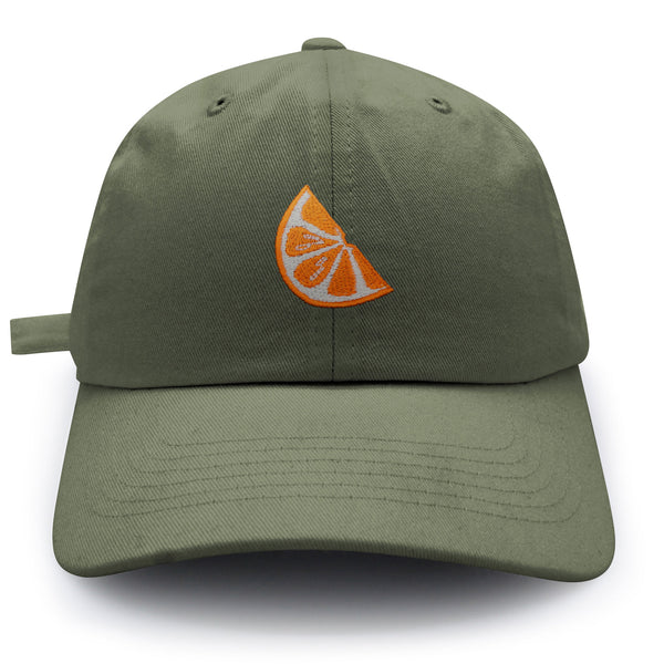 Orange Slice Dad Hat Embroidered Baseball Cap Fruit