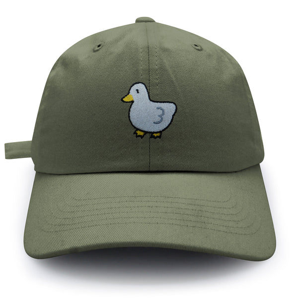 Hand Drawn Duck Dad Hat Embroidered Baseball Cap