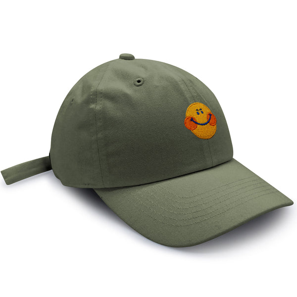 Smile Dad Hat Embroidered Baseball Cap Emoji Smiling Face