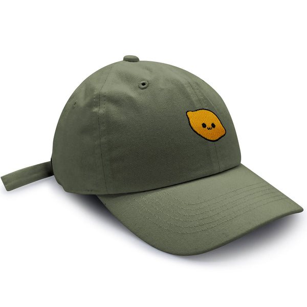 Lemon Dad Hat Embroidered Baseball Cap Citrus Lime