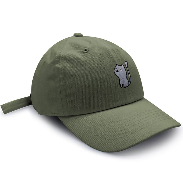 Meow Dad Hat Embroidered Baseball Cap Cat Kitty