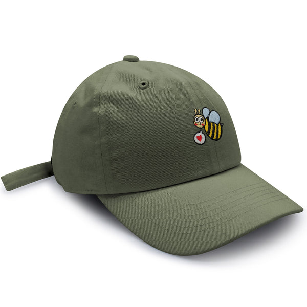 Bee Dad Hat Embroidered Baseball Cap Insect Honey