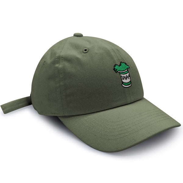 Spinach Leaf  Dad Hat Embroidered Baseball Cap Captain