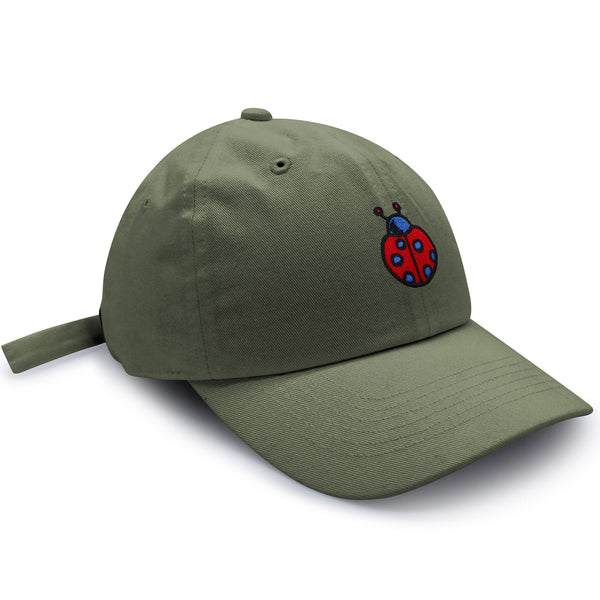 Ladybug Dad Hat Embroidered Baseball Cap Cute