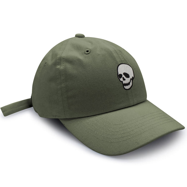 Skeleton  Dad Hat Embroidered Baseball Cap Skull