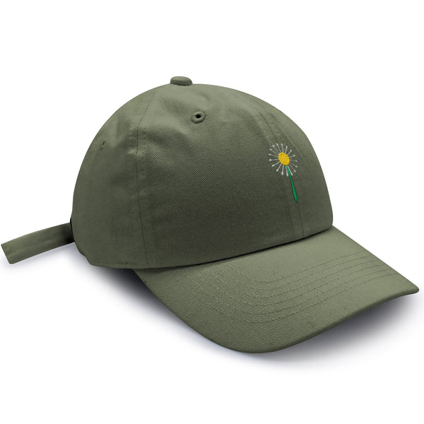 Dandelion Dad Hat Embroidered Baseball Cap Flower