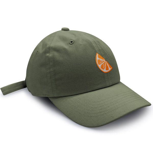 Orange Slice Dad Hat Embroidered Baseball Cap Fruit