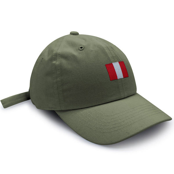 Peru Flag Dad Hat Embroidered Baseball Cap Country Flag Series