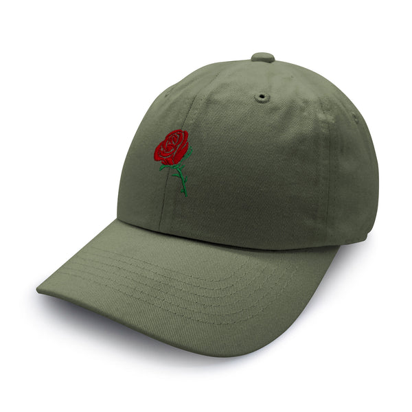 Rose Dad Hat Embroidered Baseball Cap Flower Floral Love