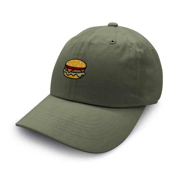 Hamburger Dad Hat Embroidered Baseball Cap Fast Food