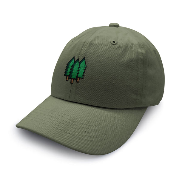 Trees Dad Hat Embroidered Baseball Cap Forest Hiking