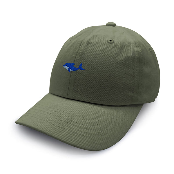 Dolphin Dad Hat Embroidered Baseball Cap Ocean Aquarium Sea