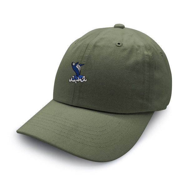 Whale Dad Hat Embroidered Baseball Cap Ocean Fish