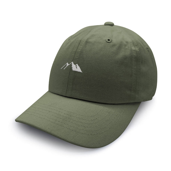 Mountain Dad Hat Embroidered Baseball Cap Snowy