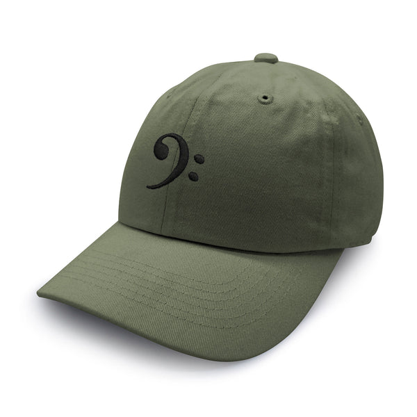 Bass Clef Dad Hat Embroidered Baseball Cap Music Symbol