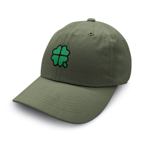 Four Leaf Clover  Dad Hat Embroidered Baseball Cap Clove Lucky