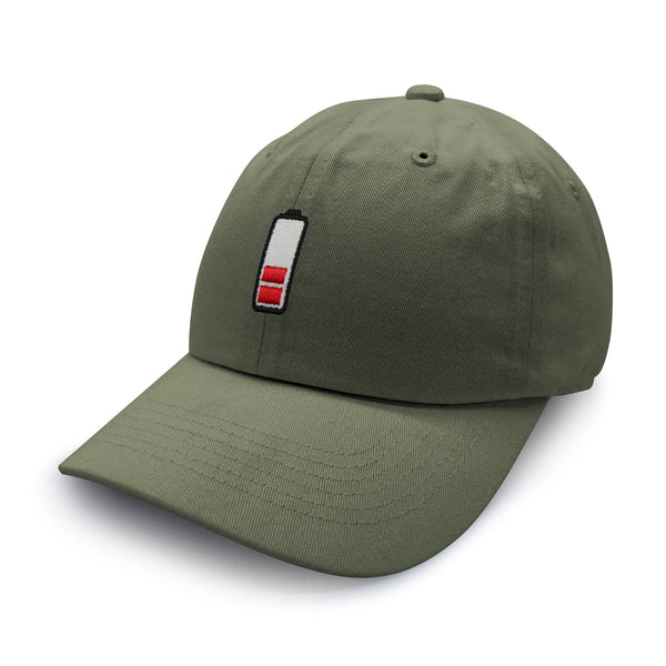 Low Battery Dad Hat Embroidered Baseball Cap Phone