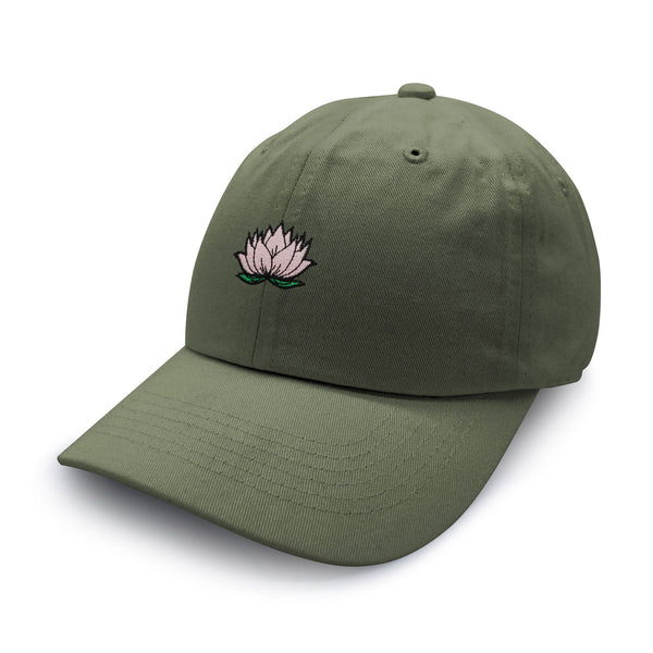 Lotus Flower Dad Hat Embroidered Baseball Cap Pond