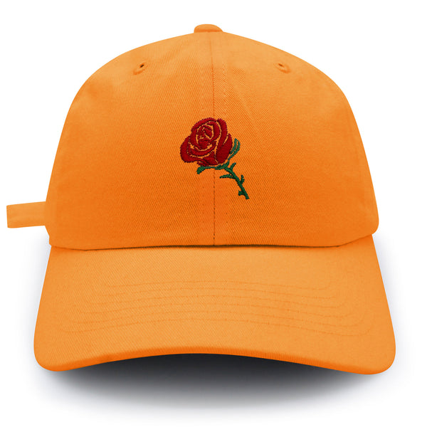 Rose Dad Hat Embroidered Baseball Cap Flower Floral Love