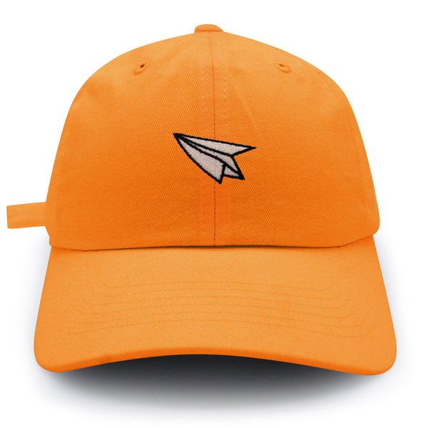 Paper Airplane Dad Hat Embroidered Baseball Cap Plane Sky