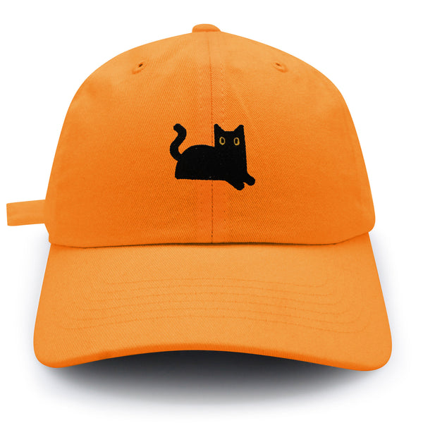 Black Cat Dad Hat Embroidered Baseball Cap Cat Mom