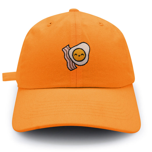 Egg and Bacon Dad Hat Embroidered Baseball Cap Breakfast