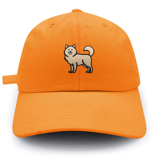 Samoyed Dad Hat Embroidered Baseball Cap Dog Puppy