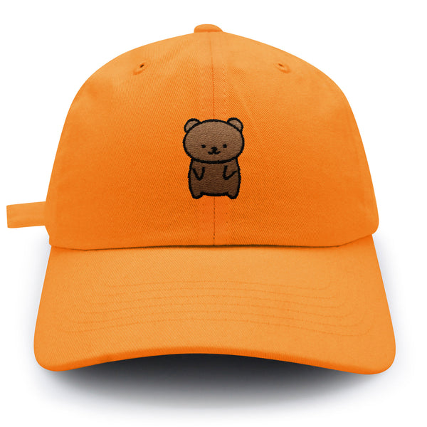 Bear Dad Hat Embroidered Baseball Cap Teddy Bear Brown