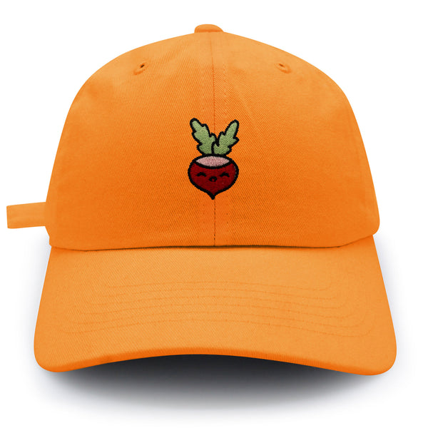 Radish Dad Hat Embroidered Baseball Cap Vegan Vegetable Farmer