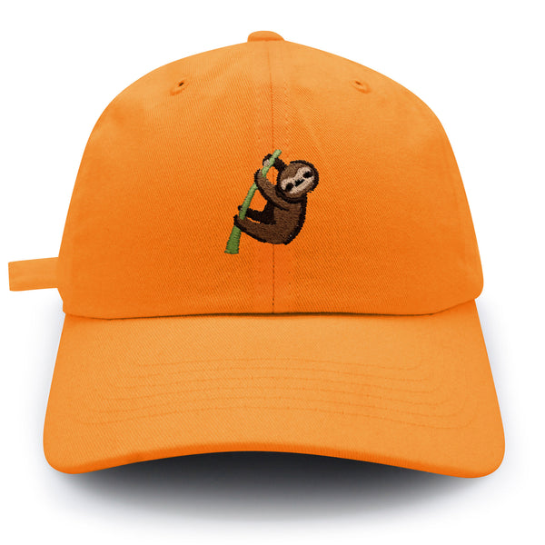 Sloth Dad Hat Embroidered Baseball Cap Animal Tree