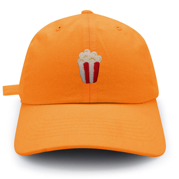 Popcorn Dad Hat Embroidered Baseball Cap Theater Foodie