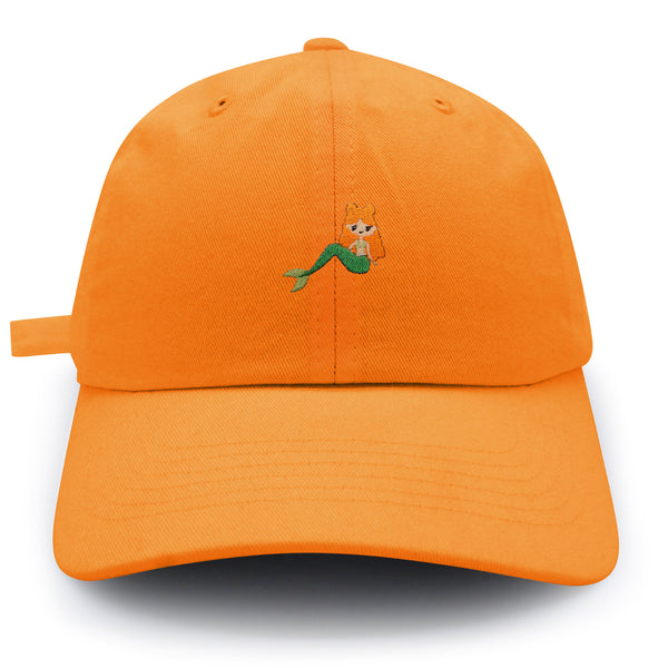 Mermaid Dad Hat Embroidered Baseball Cap Fish Girl