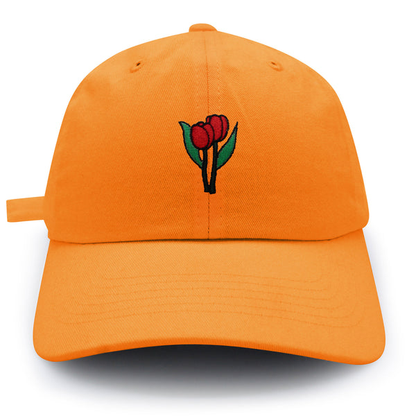 Tulips Dad Hat Embroidered Baseball Cap Flower Plant