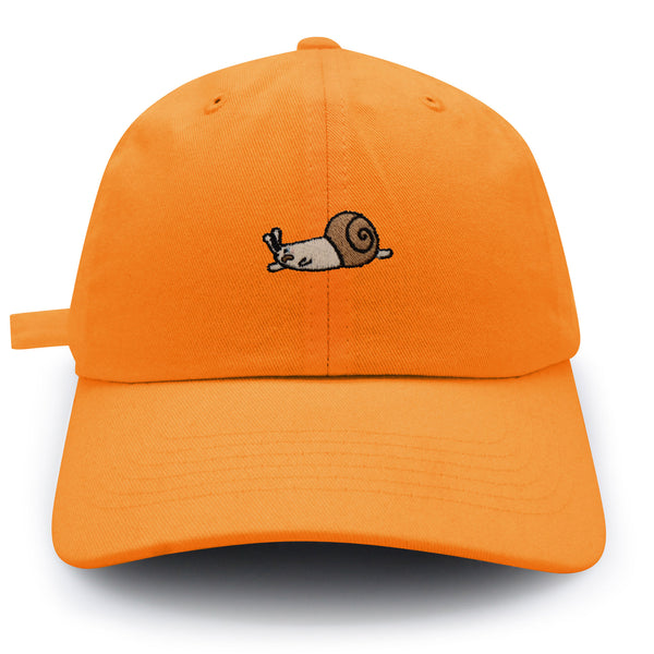 Sleepy Snail Dad Hat Embroidered Baseball Cap Mud Cute