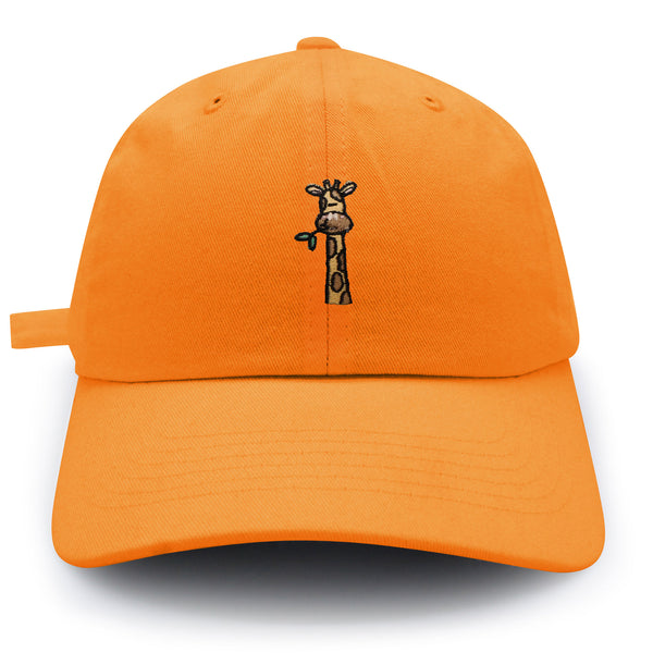 Giraffe Dad Hat Embroidered Baseball Cap Zoo Wild Animal