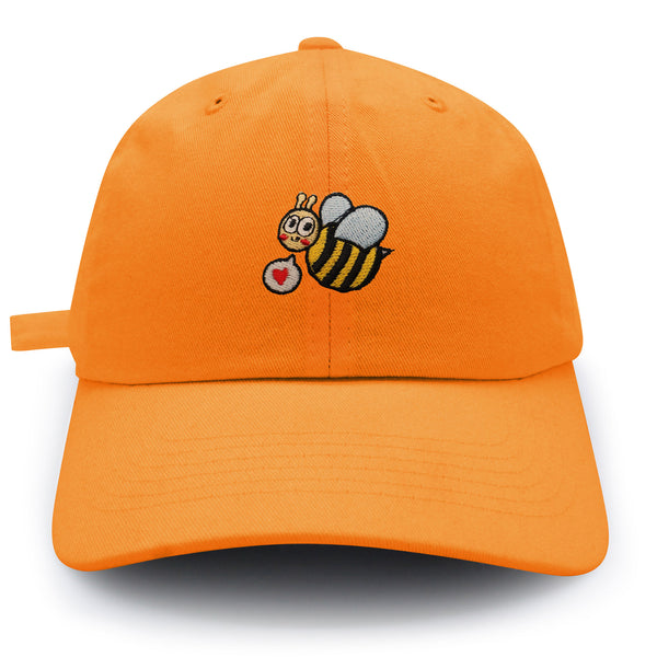 Bee Dad Hat Embroidered Baseball Cap Insect Honey