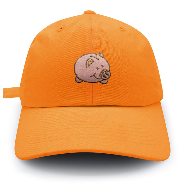 Piggy Bank Dad Hat Embroidered Baseball Cap Coin