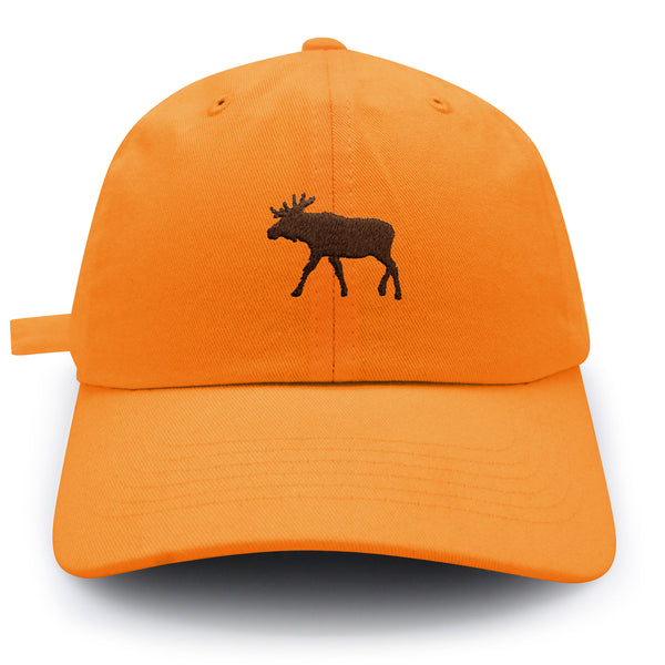 Moose Dad Hat Embroidered Baseball Cap Elk Hunting