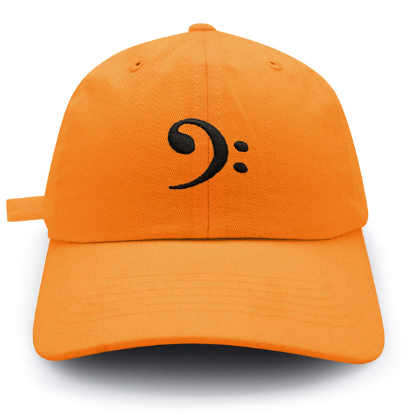 Bass Clef Dad Hat Embroidered Baseball Cap Music Symbol