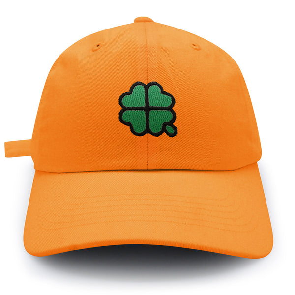 Four Leaf Clover  Dad Hat Embroidered Baseball Cap Clove Lucky