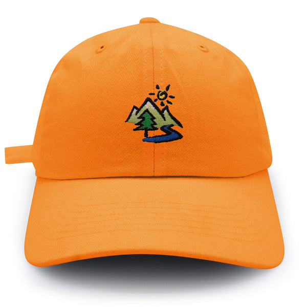 Mountain Dad Hat Embroidered Baseball Cap Image