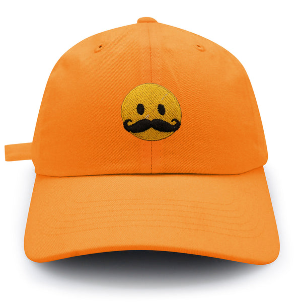 Mustache Emoji Dad Hat Embroidered Baseball Cap Funny