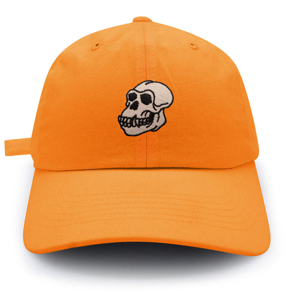 Gorilla Skull Dad Hat Embroidered Baseball Cap Skelton