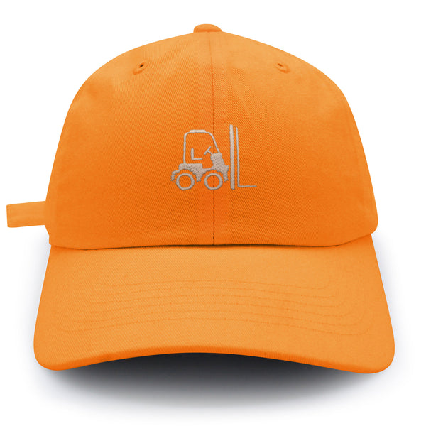 Forklift Dad Hat Embroidered Baseball Cap Warehouse