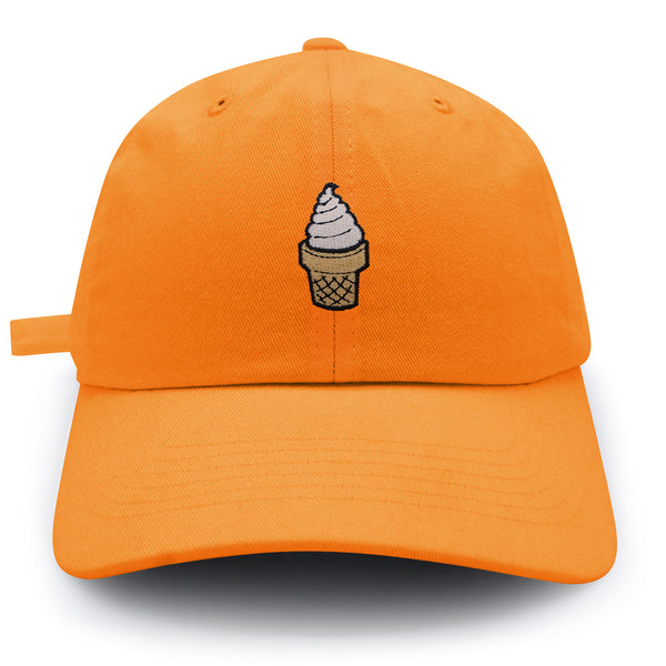 Ice Cream Cone Dad Hat Embroidered Baseball Cap Foodie