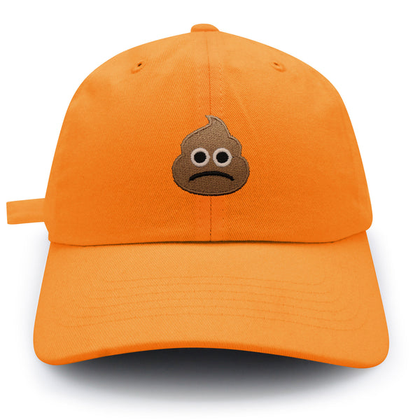 Angry Poop Dad Hat Embroidered Baseball Cap Funny