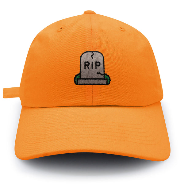 Gravestone Dad Hat Embroidered Baseball Cap RIP