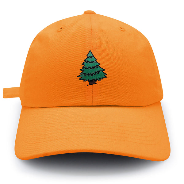 Pine Tree Dad Hat Embroidered Baseball Cap Forest Camping