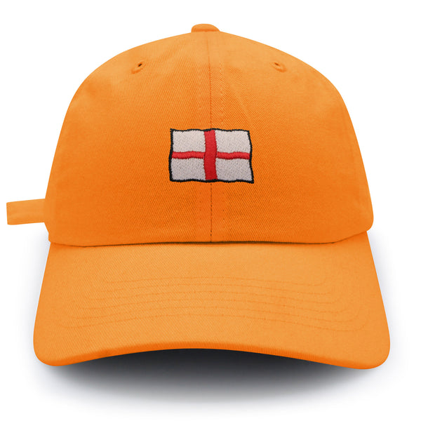 England Flag Dad Hat Embroidered Baseball Cap Fluttering